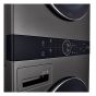 LG WashTower Front Load Automatic Wash with Dryer, 21Kg, Inverter Motor, Black - FWT2116BS