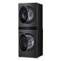 LG WashTower Front Load Automatic Wash with Dryer, 21Kg, Inverter Motor, Black - FWT2116BS