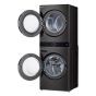 LG WashTower Front Load Automatic Wash with Dryer, 21Kg, Inverter Motor, Black - FWT2116BS