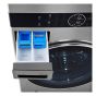 LG WashTower Front Load Automatic Washing Machine with Dryer, 21 KG, Silver- FWT2116SS