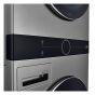 LG WashTower Front Load Automatic Washing Machine with Dryer, 21 KG, Silver- FWT2116SS