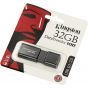 فلاش درايف USB كينجستون داتا ترافلر 100 G3، سعة 32 جيجا - DT100G3/32GB