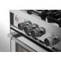 Kiriazi Gas Cooker, 5 Burners, Silver- 90FC9 N SMART