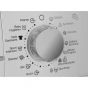 Zanussi Front Loading Automatic Washing Machine, 8 KG, Silver - ZWF81240SX