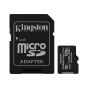 Kingston Canvas Select Plus Micro SDXC Memory Card with Adapter, 128GB - Black