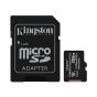 Kingston Canvas Select Plus microSD Card with SD Adapter, 256GB - SDCS2/256GB