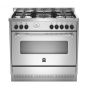 La Germania Freestanding Gas Cooker, 5 Burners, Stainless Steel, 90 cm - AMS95C81AX