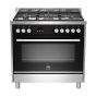 La Germania Freestanding Digital Gas Cooker, 5 Burners, Stainless Steel, 90 cm - TUS95C81BX