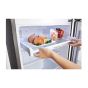 LG Freestanding Refrigerator With Smart Inverter Compressor, No Frost, 2 Doors, 12 FT, Stainless Steel - GN-B462RLCR
