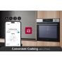 LG Built-in Electric Oven, with Air Fry Function, 60CM, 76 Liters, Black and Silver - WSED7613S.BSTZEEC