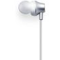 L'avvento In-ear Metal Wired Earphones with Microphone, Silver - HP08S