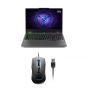 لاب توب جيمنج لينوفو LOQ 15IRX9 83DV012HED، انتل كور i5-13450HX، هارد 512 جيجا SSD، رام 24 جيجا، شاشة مقاس 15.6 بوصة، بدقة FHD، بمعدل تحديث 144 هرتز، كارت شاشة انفيديا جي فورس RTX 3050 سعة 6 جيجا GDDR6، فري دوس - رمادي لونا، مع ماوس لينوفو M100