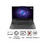 Lenovo LOQ 15IAX9 Laptop, Intel Core i5-12450HX, 512GB SSD, 12GB RAM, 15.6 Inch, FHD 144Hz Display, NVIDIA GeForce RTX 2050 4GB, Windows 11 - Luna Grey