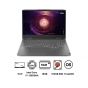 Lenovo LOQ 15IRX9 Gaming Laptop, Intel Core Core i7-13650HX, 512GB SSD, 16GB RAM, 15.6 Inch, FHD IPS Display, NVIDIA GeForce RTX 4050 6GB, FreeDOS - Grey