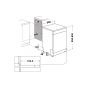 Ariston Freestanding Dishwasher, 15 Persons, Grey - LFP 5P31 WLT X