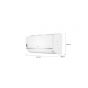 LG Dual Cool Split Inverter Air Conditioner, 1.5 HP, Cooling Only, White - S4-Q12JA2MC - Without Installation