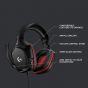 Logitech G332 Gaming Wireless Headphones with Microphone, Black - 981-000757