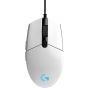 Logitech Lightsync Optical Gaming Mouse, White - G203