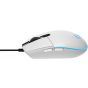 Logitech Lightsync Optical Gaming Mouse, White - G203