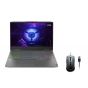 لاب توب جيمنج لينوفو LOQ 15IRH8 82XV00SNED، انتل كور i5-12450H، هارد SSD سعة 512 جيجا، رام 8 جيجا، شاشة IPS مقاس 15.6 بوصة، دقة FHD، كارت انفيديا جي فورس RTX 2050، سعة 4 جيجا GDDR6، دوس - رمادي مع ماوس العاب LOQ M100و مشترك كهربائي اي لوك