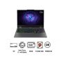 Lenovo LOQ 15IRX9 Gaming Laptop, Intel Core i7-14700HX, 512GB SSD, 16GB RAM, 15.6 Inch FHD 144Hz IPS, NVIDIA GeForce RTX 4060 8GB, DOS, Luna Grey