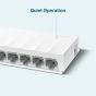 Tp-Link Wired Switch, 8 Ports, White - LS1008