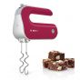 Bosch Styline Colour Hand Mixer, 500 Watt, Red - MFQ40304