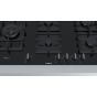 Bosch Gas Built-in Hob, 90cm, 5 Burners, Black - PPS9A6B90