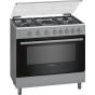 Bosch Gas Cooker 5 Burners, Stainless Steel- HGI1A8R50I
