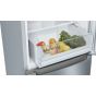 Bosch Serie 2 No-Frost Freestanding Refrigerator, 302 Liters, Stainless Steel- KGN36NL3E8