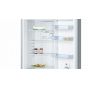 Bosch Serie 2 No-Frost Freestanding Refrigerator, 302 Liters, Stainless Steel- KGN36NL30U