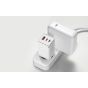 شاحن باسيوس، بقوة 65 وات، 2 منفذ USB فئة C، منفذ USB فئة A، ابيض - CCGP120202