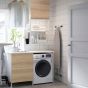 Midea Front Load Inverter Washing Machine, 8 Kg, Grey - MFN09W80B-S