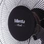 Mienta Wall Fan, 18 Inch, with Remote Control, Black- WF50238A