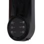 Mienta Wall Fan, 18 Inch, with Remote Control, Black- WF50238A