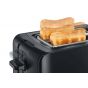 Bosch Toaster, 2 Slices, 1090 Watt, Black - TAT6A113