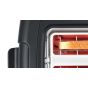 Bosch Toaster, 2 Slices, 1090 Watt, Black - TAT6A113
