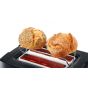 Bosch Toaster, 2 Slices, 1090 Watt, Black - TAT6A113
