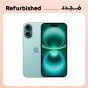 Refurbished Apple iPhone 16, 128GB, 8 RAM, 5G - Teal, Diamond Grade, 12 Months Warranty