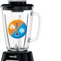 Moulinex Blendforce Countertop Blender with Attachments, 1.75 Liters, 800W, Black - LM4358EG