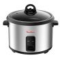 Moulinex Rice Cooker, 1.8 Liters, 700 Watt, Silver and Black - MK123D10