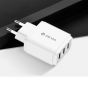 شاحن بـ 3 منافذ USB ديفيا سمارت سيريز- ابيض