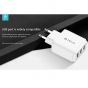 شاحن بـ 3 منافذ USB ديفيا سمارت سيريز- ابيض