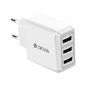 Devia Smart series With 3 USB Ports Wall Charger - White
