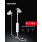 Media Tech Bluetooth Earphone With Microphone, White - MTS50