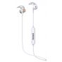Media Tech Bluetooth Earphone With Microphone, White - MTS50