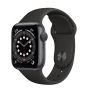 Apple Watch Series 6, 40mm, Fluoroelastomer Band, Black
