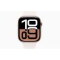 Apple Watch Series 10, 46mm, Rose Gold Case and Strap