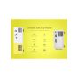 LED Mini QVGA Projector, White - YG300