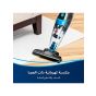 Bissell Featherweight Bagless Upright Stick Vacuum Cleaner with Attachments, 450 Watt, Black and Blue - 2024E